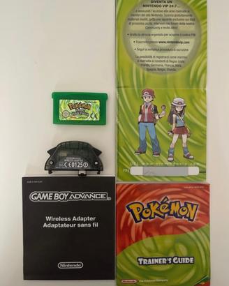 Pokemon versione verde foglia per GBAdvance