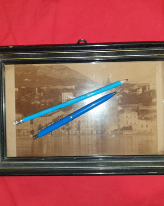 Foto Trento inizio 800 Torre verde con fiume Adige