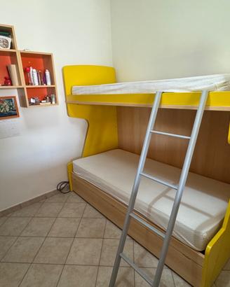 Cameretta con letto a castello (3 posti)