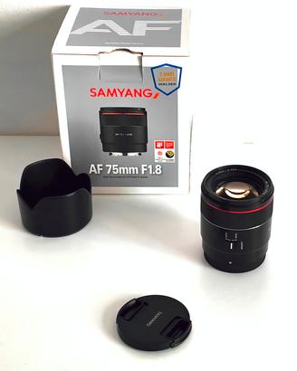 Sony AF 75/1.8 FE  ( Sony Mirrorless) Nuova 