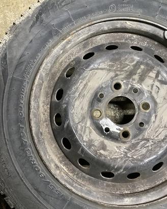 Cerchi con gomme hankook da 13 fiat