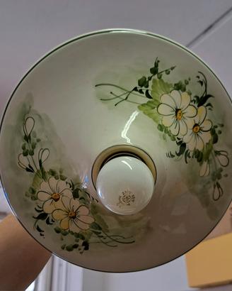 plafoniere e faretti in ceramica dipinta a mano 