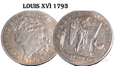 REPLICA MONETA FRANCESE LUIGI XVI 1793 LUOIS 16°