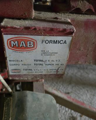 Motozappa Vintage MAB Formica (2 Tempi a Miscela)