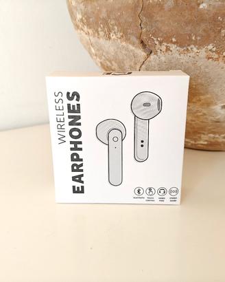 Wireless Earphones bianche