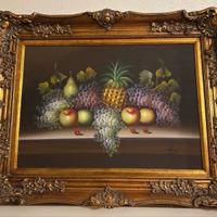 Dipinto ad olio stile barocco