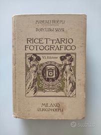 Ricettario Fotografico  Luigi Sassi 1923