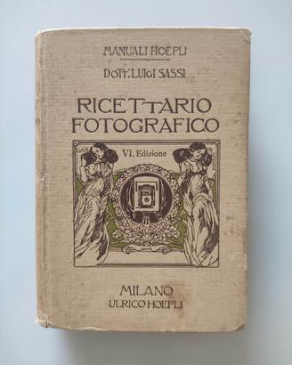 Ricettario Fotografico  Luigi Sassi 1923