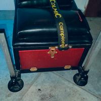 panchetto pesca Colmic 4 cassetti gambe  regolabil