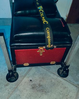 panchetto pesca Colmic 4 cassetti gambe  regolabil