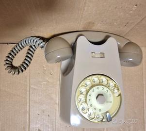  Telefono a disco grigio modello da muro Si