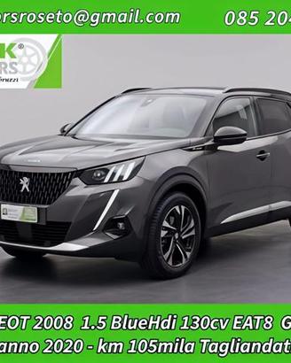 PEUGEOT 2008 BlueHDi 130 S&S EAT8 GT Line / Tagl