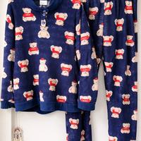 Pigiama blu con orsetti