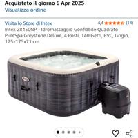 Piscina idromassaggio Intex 28450N Riscaldata wifi