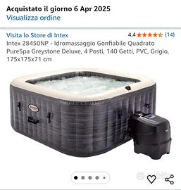 Piscina idromassaggio Intex 28450N Riscaldata wifi