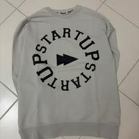 Felpa beige UP Startups| Minimal streetwear