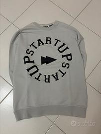 Felpa beige UP Startups| Minimal streetwear