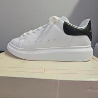 scarpe Alexander McQueen bianche e nere taglia 42 