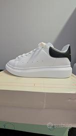scarpe Alexander McQueen bianche e nere taglia 42 