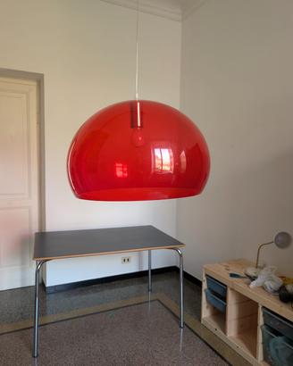 Lampada a sospensione Kartell Fly rossa