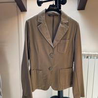 Blazer slim fit verde militare Trussardi