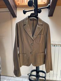 Blazer slim fit verde militare Trussardi
