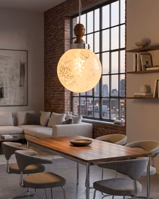 Lampada a sospensione di design vintage