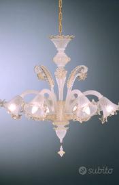 Lampadario  vetro di  murano