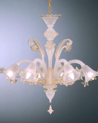 Lampadario  vetro di  murano