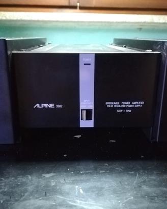 Amplificatore Auto Vintage Alpine 3502 - 50W+50W