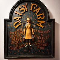 Rara Insegna Casearia Gallese Anni '50