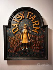 Rara Insegna Casearia Gallese Anni '50