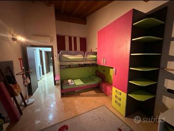 Cameretta Moretti Compact con 2 letti singoli