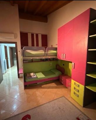 Cameretta Moretti Compact con 2 letti singoli