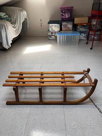 Slitta in Legno Vintage