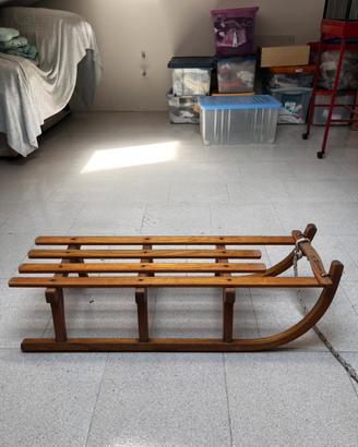 Slitta in Legno Vintage