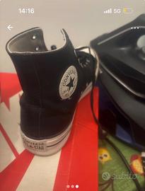 Scarpe converse in pelle