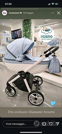 Trio exclusive Diamante Azzurro