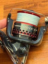 Shimano Stradic CI4 4000 con trecciato