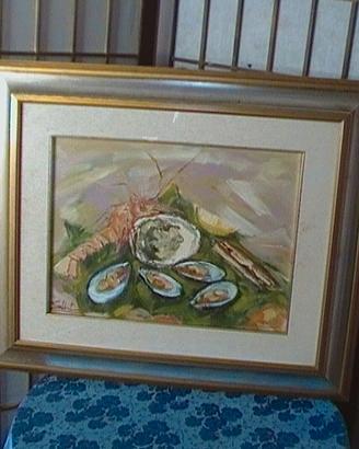 Quadro Pietro Sabbatini frutti di mare