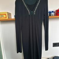 Vestito donna colore verde bottiglia in jersey