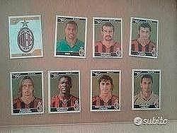 Set 8 figu Milan album calciatori panini 2004/05