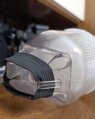 Modificatore diffusore luce Flash slitta