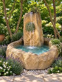Fontana con monolite