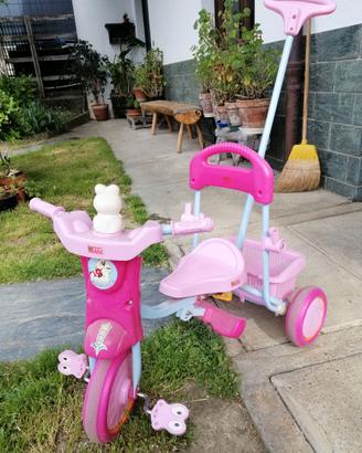 Triciclo direzionale bimba