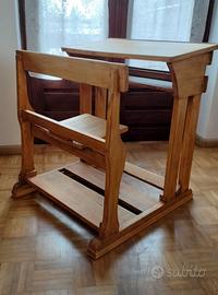 Banco scuola d'epoca