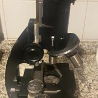 Antico microscopio f.lli KORISTKA MILANO 1929