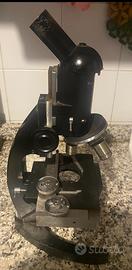 Antico microscopio f.lli KORISTKA MILANO 1929
