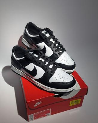 NIKE DUNK LOW RETRO TG.43 black/White MAI USATE