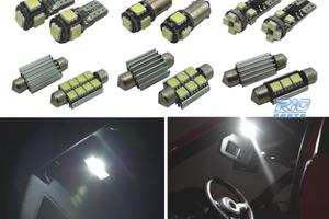 KIT 13 LAMPADE LED INTERNE PER VOLKSWAGEN VW GOLF 